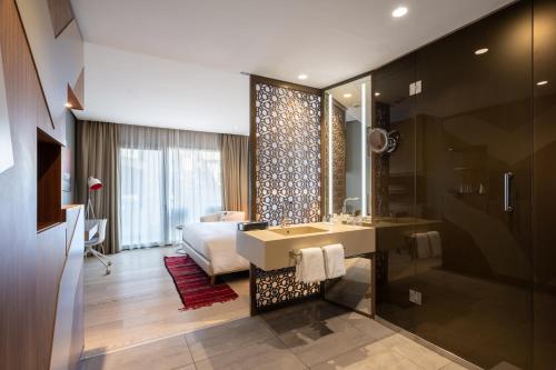 Habitación Superior - Balcón del hotel Radisson Blu , Marrakech Carré Eden. Foto 1