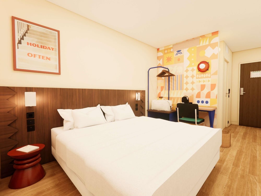 Habitación doble, 1 cama doble del hotel ibis Styles Lyon Gerland