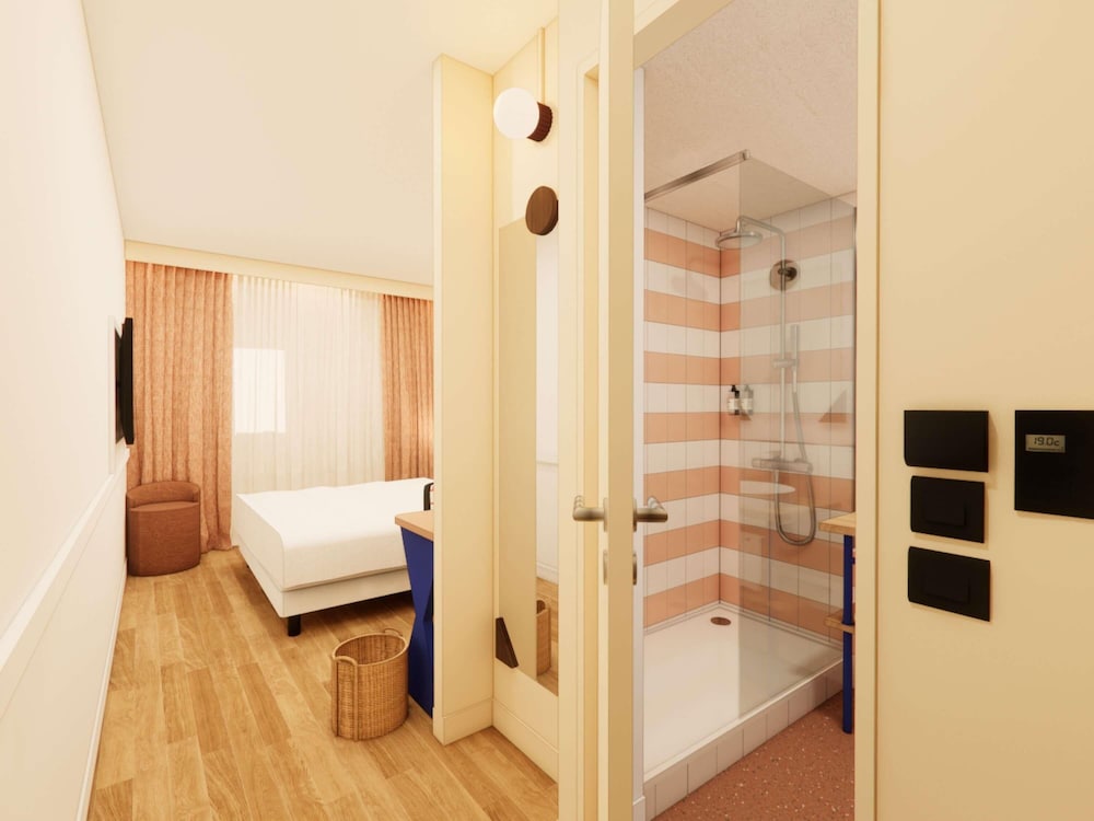 Habitación doble, 1 cama doble del hotel ibis Styles Lyon Gerland. Foto 4