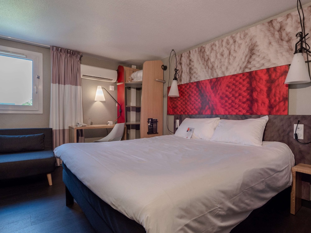 Habitación Estándar con 1 cama doble del hotel Ibis Lyon Sud Chasse Sur Rhone. Foto 7