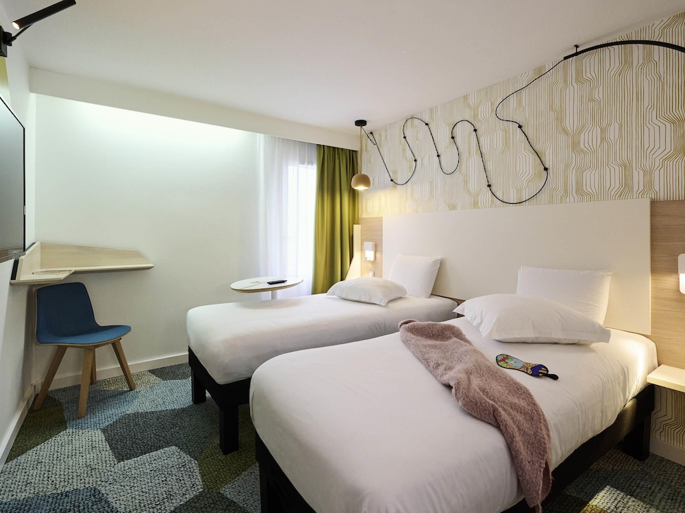 Habitación estándar con 2 camas individuales del hotel Ibis Styles Bordeaux Begles Arena