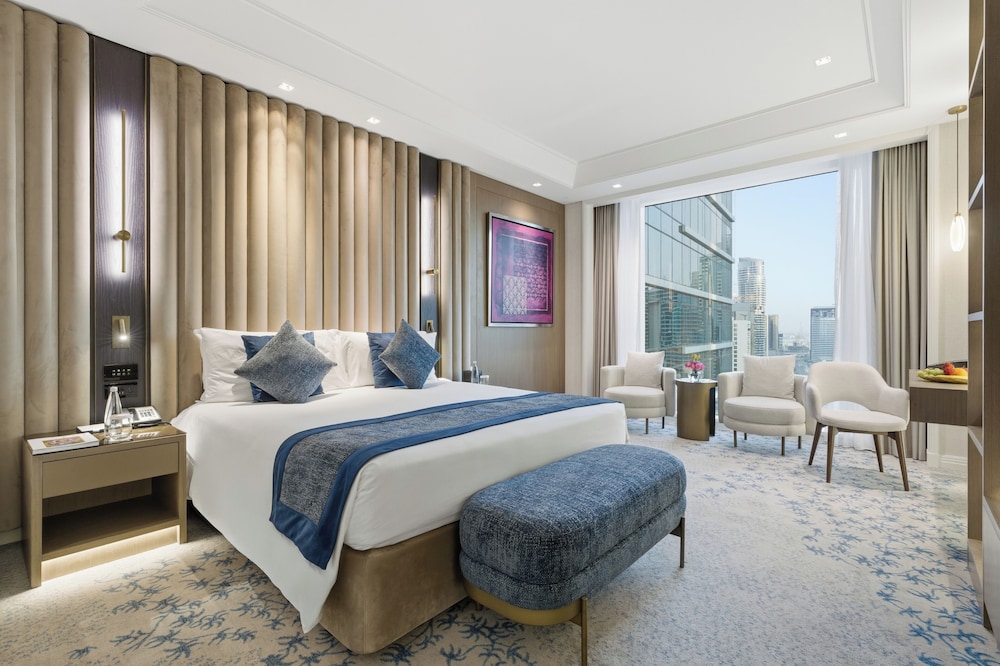 Habitación, 1 cama de matrimonio grande (Downtown View) del hotel Taj Dubai