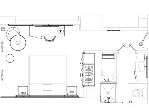 Luxury 1 King Bed 15th floor and up del hotel Sofitel New York. Foto 7