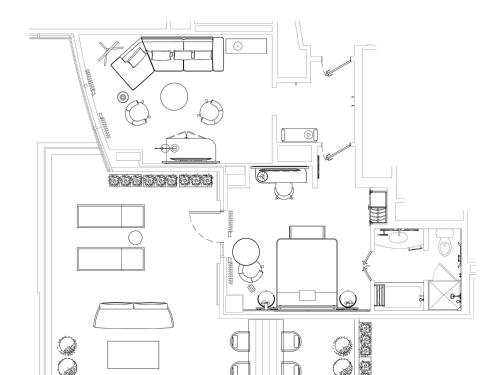 Terrace Suite City View on 24th floor Mobility Accessible 1 Bedroom King Suite, Tub with Grab Bars del hotel Sofitel New York. Foto 11