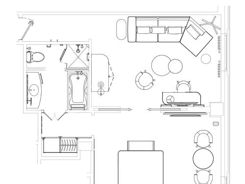 Signature Skyscraper View 23rd floor and up 1 Bedroom King Suite del hotel Sofitel New York. Foto 10