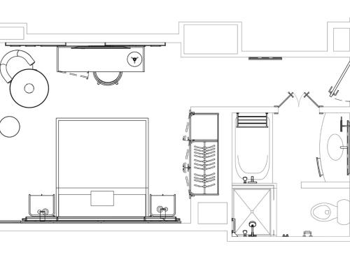 Signature Skyline View 1 King Bed 20th floor and up del hotel Sofitel New York. Foto 5