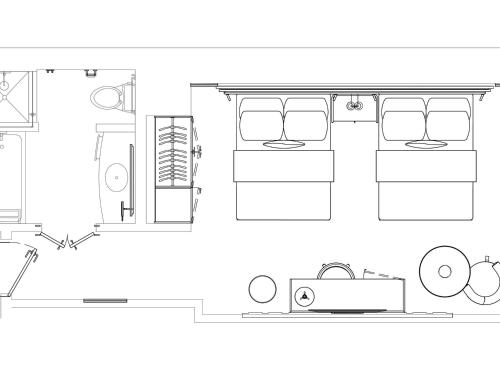 Habitación Doble Superior con 2 camas grandes del hotel Sofitel New York. Foto 6