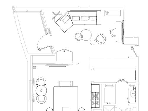 Juliette Balcony City View 1 Bedroom King Suite on 22nd floor del hotel Sofitel New York. Foto 10