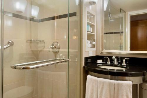 Alojamiento Urban con cama extragrande y sofá cama del hotel New York Hilton Midtown