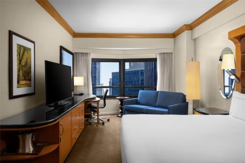 Alojamiento Urban con cama extragrande y ducha accesible en silla de ruedas adaptado para personas con movilidad reducida del hotel New York Hilton Midtown. Foto 2