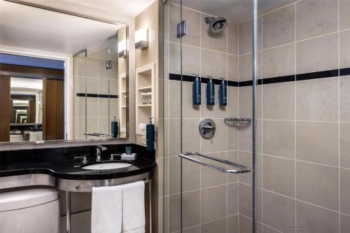 Suite Executive con cama extragrande adaptada para personas con discapacidad auditiva del hotel New York Hilton Midtown. Foto 1