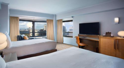 Alojamiento Esquinero Premier con 2 camas dobles del hotel New York Hilton Midtown