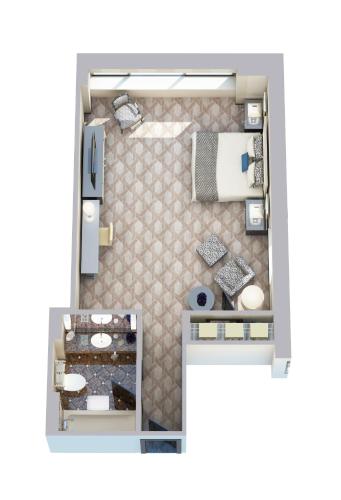 Suite Estudio con vistas a la catedral del hotel Lotte New York Palace. Foto 2