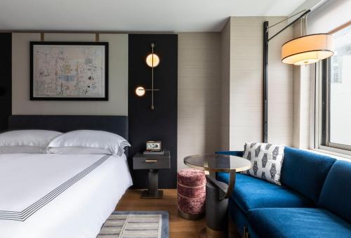 Habitación con cama extragrande y vistas al parque - Planta alta del hotel Thompson Central Park - New York. Foto 5