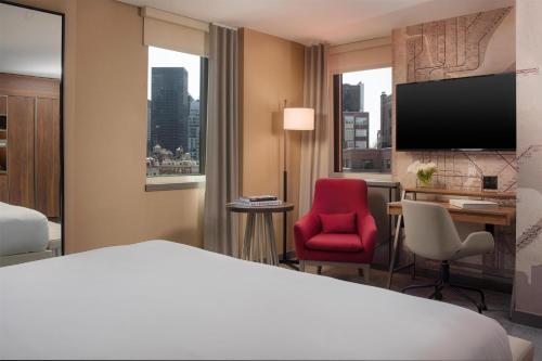 Habitación Doble Premium con vistas a la ciudad y cama supletoria - 1 o 2 camas del hotel Nh Collection New York Madison Avenue. Foto 5