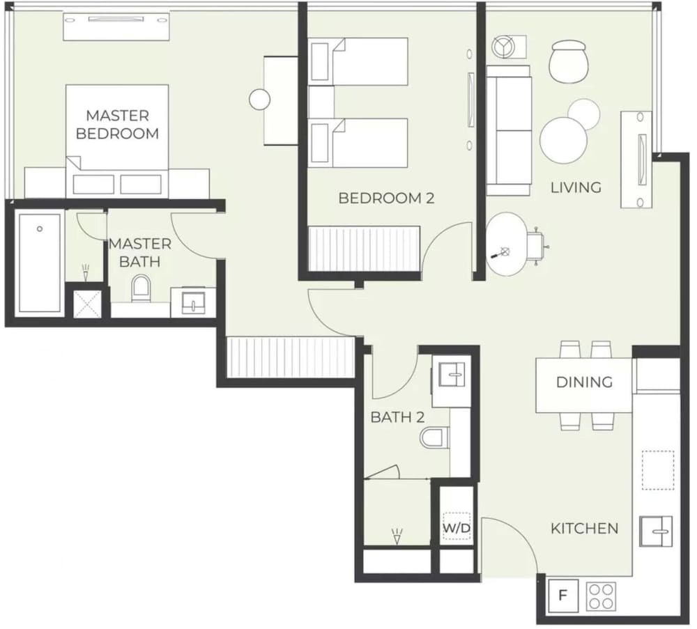 Apartamento de dos Dormitorios del hotel Novotel Living Singapore Orchard. Foto 5