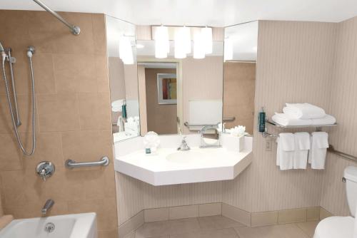 Habitación Deluxe con vistas - Con cama extragrande y bañera adaptada para personas con movilidad reducida/discapacidad auditiva del hotel Parc 55 San Francisco - A Hilton. Foto 1