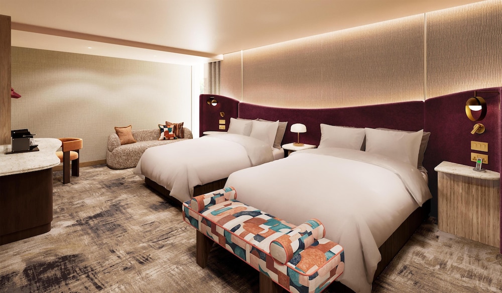 Habitación superior, 2 camas queen del hotel Hilton London Bankside