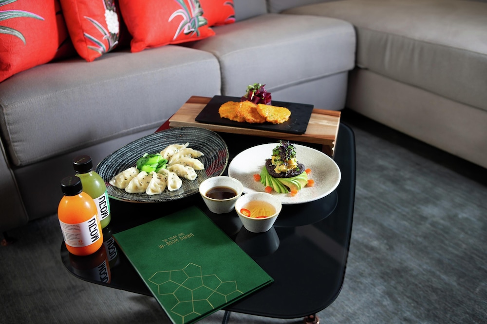 Suite de diseño, 1 cama king (Vegan) - Acceso al salón del hotel Hilton London Bankside