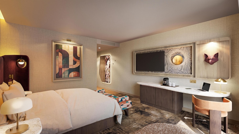 Habitación superior, 1 cama de matrimonio grande del hotel Hilton London Bankside. Foto 3