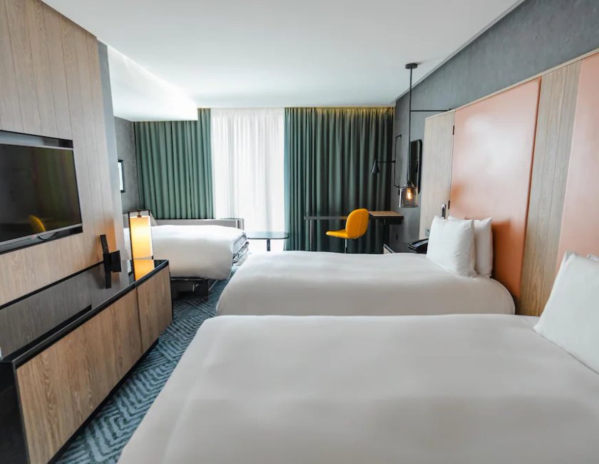 Habitación familiar Twin, 2 camas individuales del hotel Hilton London Bankside. Foto 4