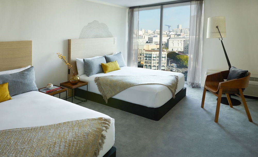 Habitación ejecutiva, 2 camas de matrimonio, no fumadores, vistas a la ciudad (High Floor) del hotel BEI San Francisco, Trademark Collection by Wyndham. Foto 2