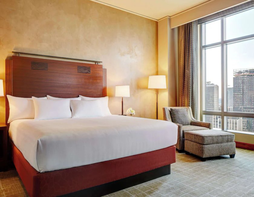 Habitación, 1 cama de matrimonio grande del hotel Grand Hyatt Seattle