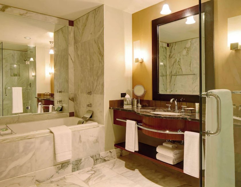 Habitación, 1 cama de matrimonio grande del hotel Grand Hyatt Seattle. Foto 6
