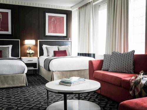 Habitación de lujo - 2 camas dobles del hotel Sofitel Washington Dc Lafayette Square