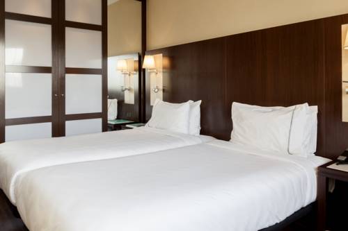 Habitación doble 2 camas del hotel Leonardo Royal Barcelona Forum