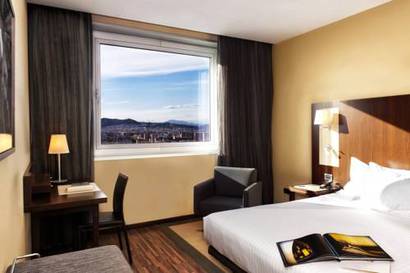 Habitación doble Vista ciudad del hotel Leonardo Royal Barcelona Forum