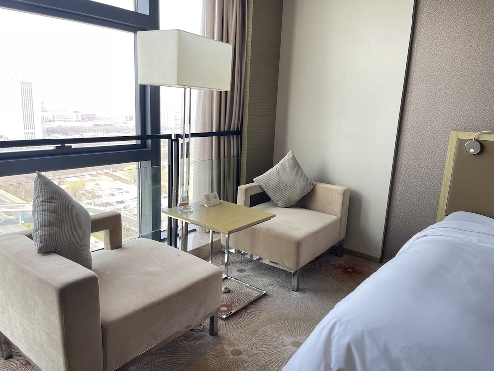 Habitación Doble con Dos Camas Meliá con Vistas a la Ciudad del hotel Melia Jinan. Foto 3