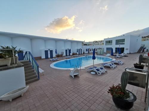 Apartamento con vistas a la piscina del hotel Igramar Morrojable - Adults Only