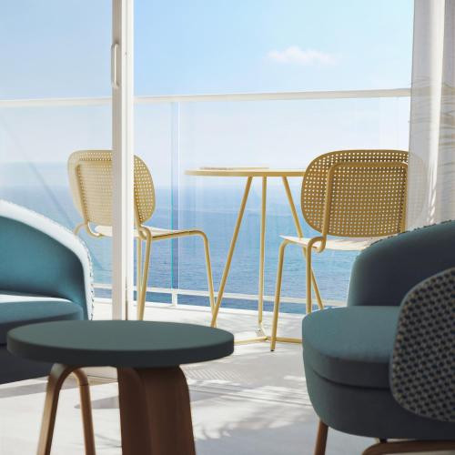 Habitación Doble Star Prestige con vistas al mar y acceso al salón executive del hotel Iberostar Selection Fuerteventura Palace. Foto 1