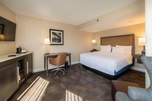 Habitación amplia con cama extragrande - No fumadores del hotel Hampton Inn Carlstadt-at The Meadowlands. Foto 2