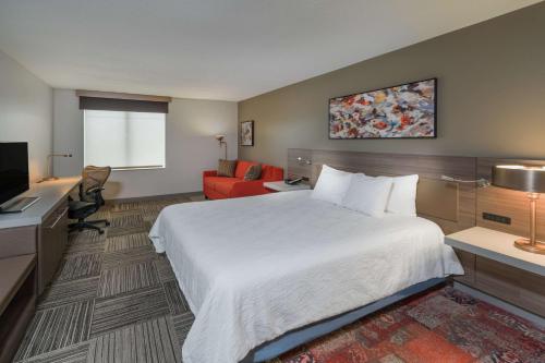 Habitación con cama extragrande y sofá cama - No fumadores del hotel Hilton Garden Inn Syracuse. Foto 1