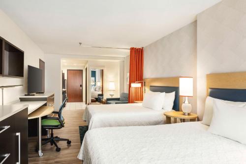 Estudio Deluxe con 2 camas dobles - no fumadores del hotel Home2 Suites By Hilton Ny Long Island City/manhattan View