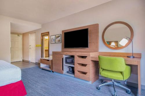 Habitación adaptada para personas de movilidad reducida - No fumadores - Cama extragrande del hotel Hampton Inn East Aurora. Foto 1