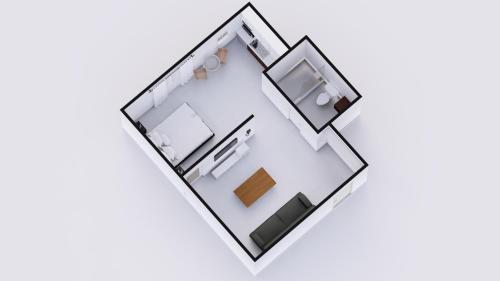 Suite Superior de 1 dormitorio con cocina del hotel Belleza. Foto 1