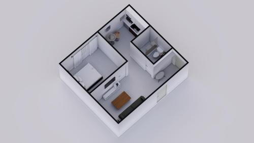 Suite Deluxe de 1 dormitorio con cocina del hotel Belleza