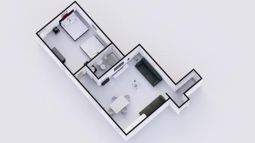 Suite Esquinera Prémium con 1 dormitorio y cocina del hotel Belleza. Foto 1
