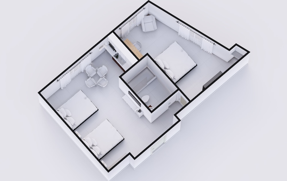Suite Familiar Premium de 2 dormitorios del hotel Belleza