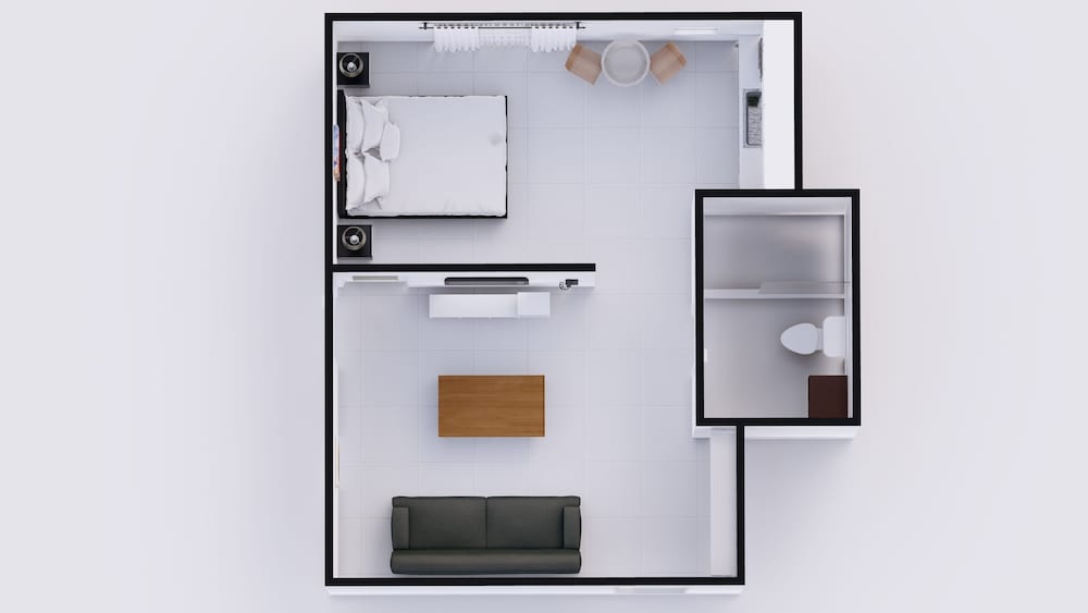 Suite Superior de 1 dormitorio del hotel Belleza