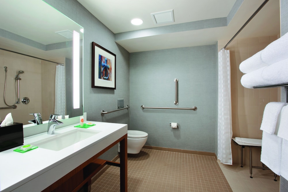 Habitación accesible con cama King/Ducha de acceso lateral (con sofá - cama) del hotel Hyatt Place Chicago-south/university Medical Center. Foto 3