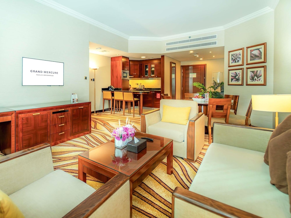 Suite de dos dormitorios del hotel Majlis Grand Mercure Residence Abu Dhabi