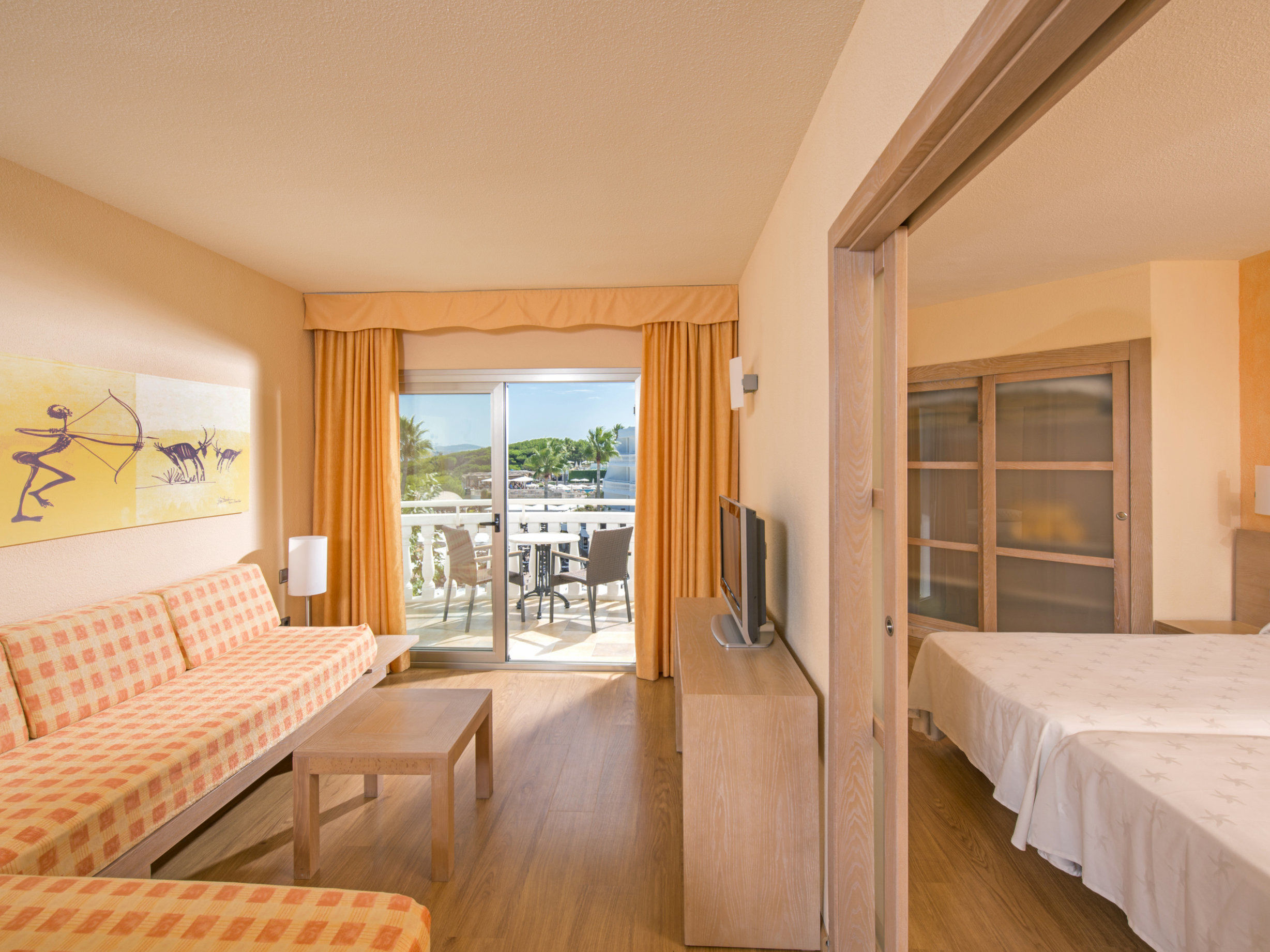 Habitación familiar Vista Parcial Mar del hotel Iberostar Selection Albufera Park - All Inclusive