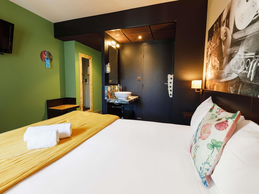 Habitación Pop con cama doble del hotel Greet Lyon Confluence. Foto 6