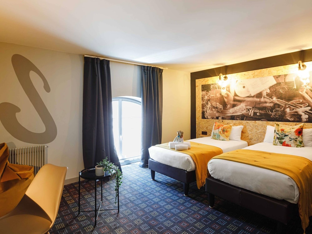 Habitación Pop con dos camas individuales del hotel Greet Lyon Confluence. Foto 3