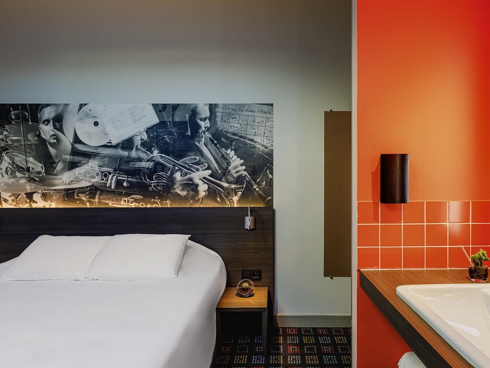Habitación Pop con cama doble del hotel Greet Lyon Confluence