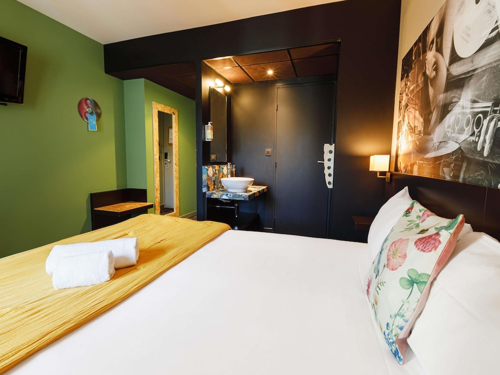 Habitación Pop con cama doble del hotel Greet Lyon Confluence. Foto 4